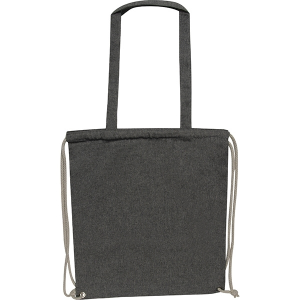 Logo trade promotional items image of: Recycled cotton bag ADDISON